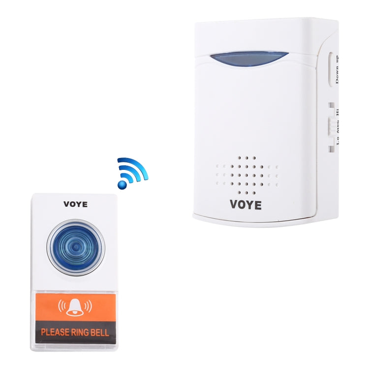 VOYE V006A Home Music Remote Control Wireless Doorbell with 38 Polyphony Sounds, V006A VOYE V006A Home Music Remote Control Wireless Doorbell with 38 Polyphony Sounds, V006A